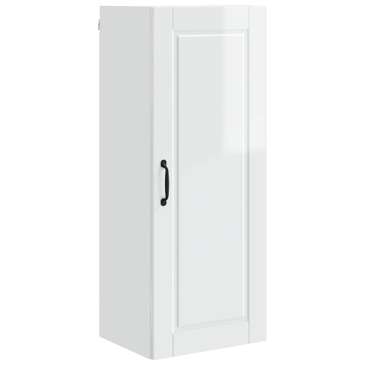 vidaXL Wall Cabinet PORTO High Gloss White 40 x 31 x 100 cm