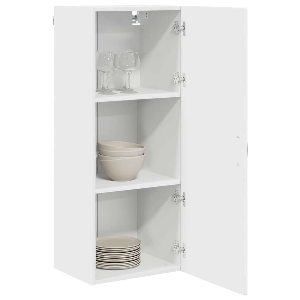 vidaXL Wall Cabinet PORTO High Gloss White 40 x 31 x 100 cm