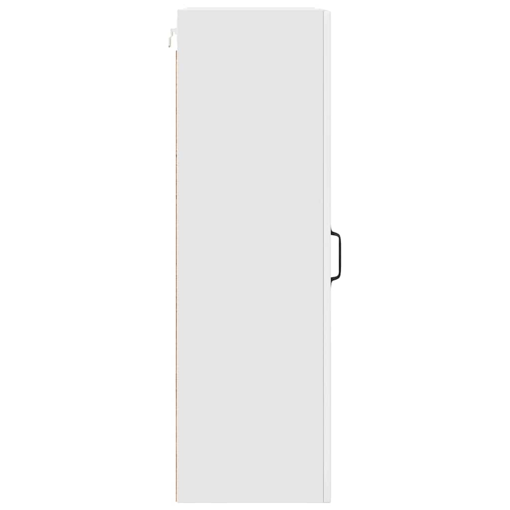 vidaXL Wall Cabinet PORTO High Gloss White 40 x 31 x 100 cm