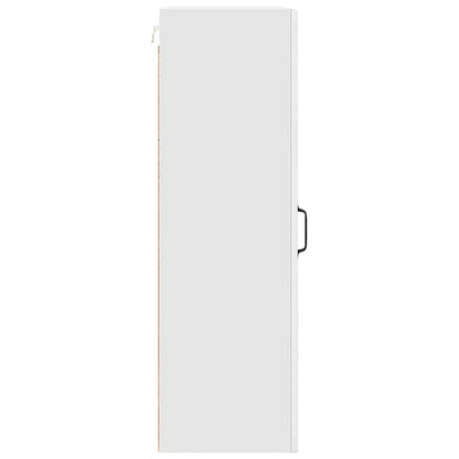 vidaXL Wall Cabinet PORTO High Gloss White 40 x 31 x 100 cm