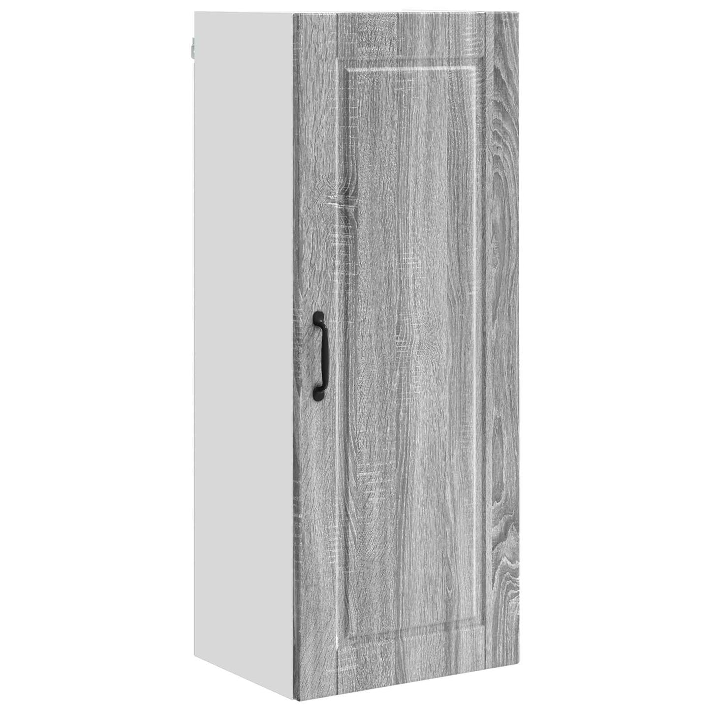vidaXL Wall Cabinet PORTO Grey Sonoma 40 x 31 x 100 cm Engineered Wood