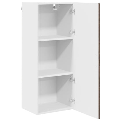 vidaXL Wall Cabinet PORTO Brown Oak 40 x 31 x 100 cm Engineered Wood