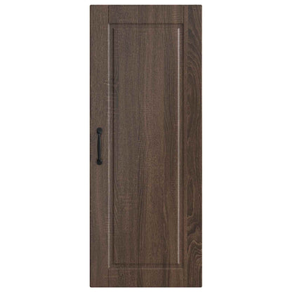 vidaXL Wall Cabinet PORTO Brown Oak 40 x 31 x 100 cm Engineered Wood