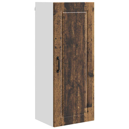 vidaXL Wall Cabinet PORTO Old Wood 40 x 31 x 100 cm Engineered Wood