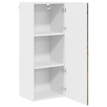vidaXL Wall Cabinet PORTO Old Wood 40 x 31 x 100 cm Engineered Wood
