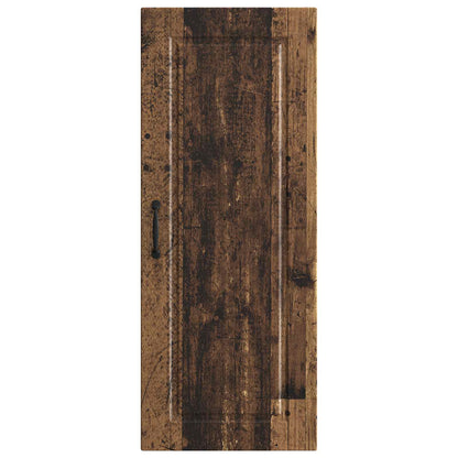 vidaXL Wall Cabinet PORTO Old Wood 40 x 31 x 100 cm Engineered Wood