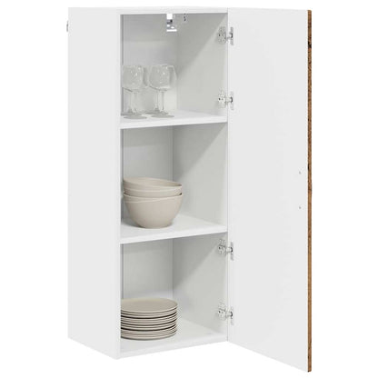 vidaXL Wall Cabinet PORTO Old Wood 40 x 31 x 100 cm Engineered Wood