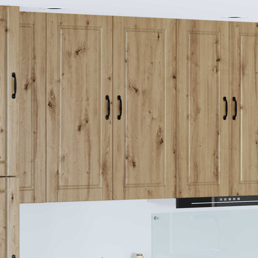 vidaXL Wall Cabinet PORTO Artisan Oak 40 x 31 x 100 cm Engineered Wood