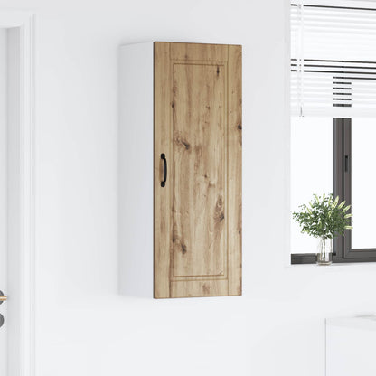 vidaXL Wall Cabinet PORTO Artisan Oak 40 x 31 x 100 cm Engineered Wood