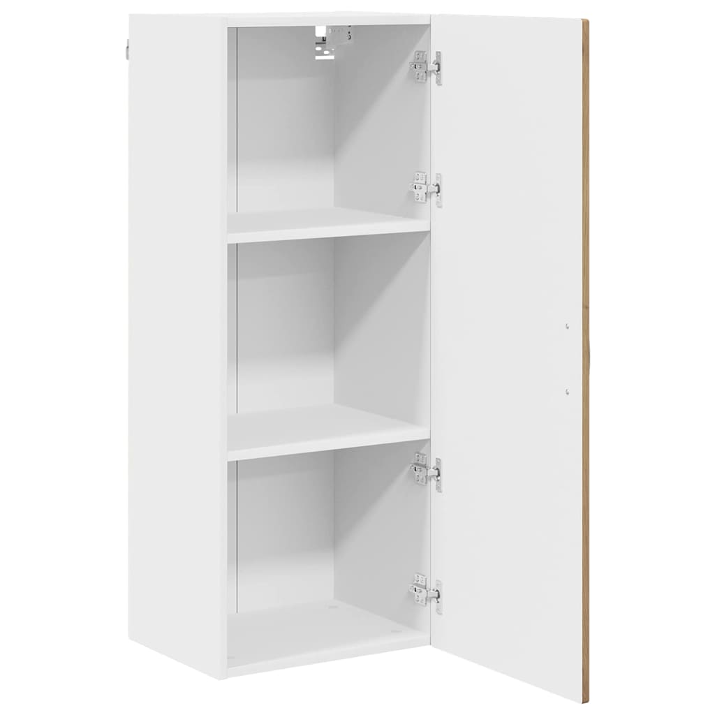vidaXL Wall Cabinet PORTO Artisan Oak 40 x 31 x 100 cm Engineered Wood