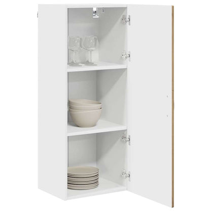 vidaXL Wall Cabinet PORTO Artisan Oak 40 x 31 x 100 cm Engineered Wood