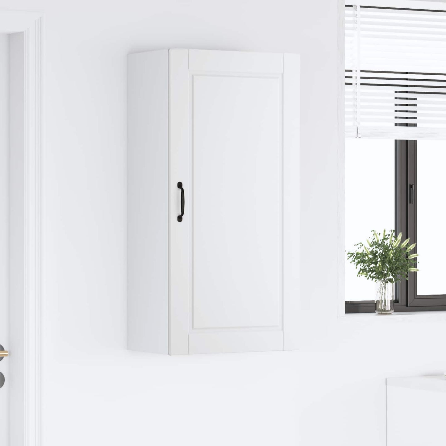 vidaXL Wall Cabinet PORTO White 50 x 31 x 100 cm Engineered Wood