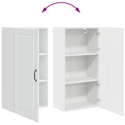 vidaXL Wall Cabinet PORTO White 50 x 31 x 100 cm Engineered Wood