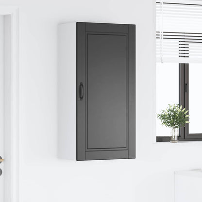 vidaXL Wall Cabinet PORTO Black 50 x 31 x 100 cm Engineered Wood