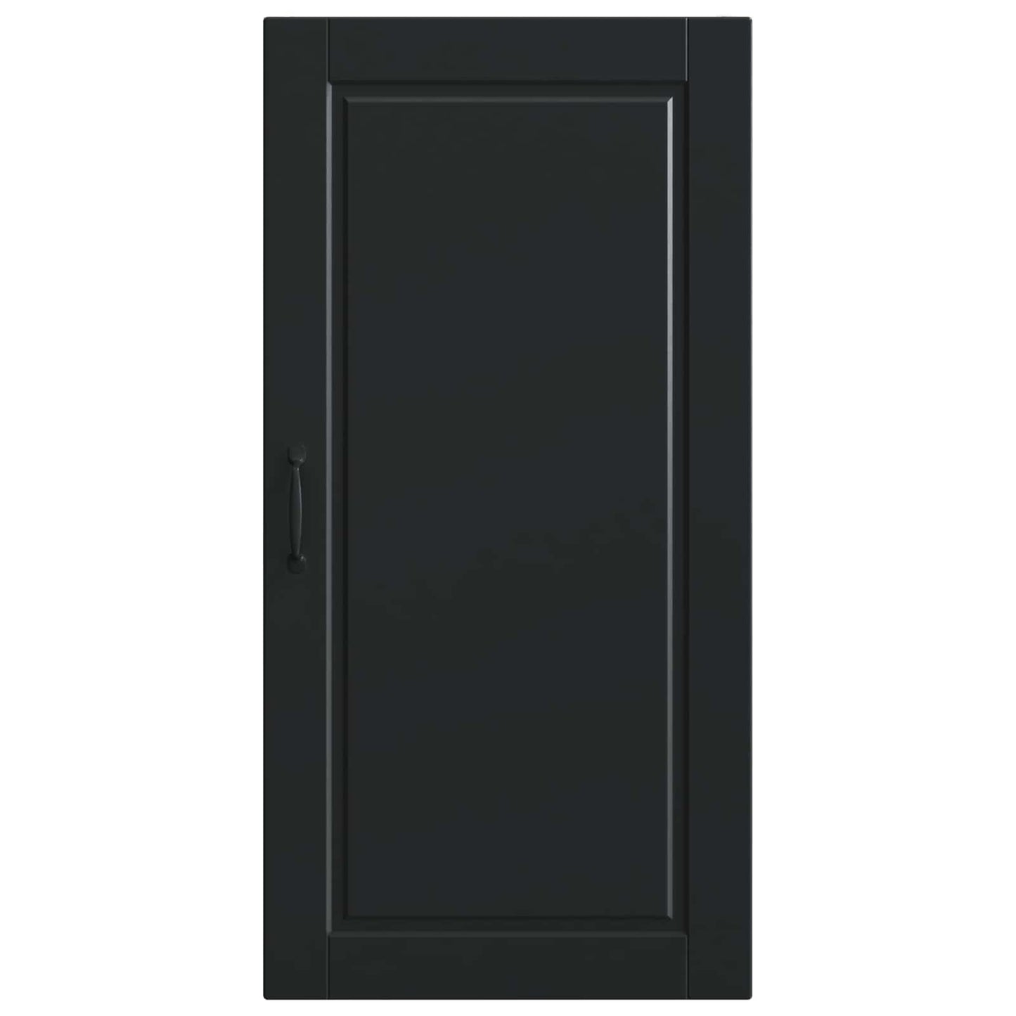 vidaXL Wall Cabinet PORTO Black 50 x 31 x 100 cm Engineered Wood