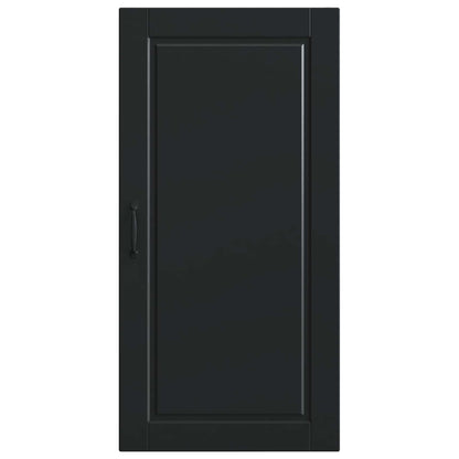 vidaXL Wall Cabinet PORTO Black 50 x 31 x 100 cm Engineered Wood