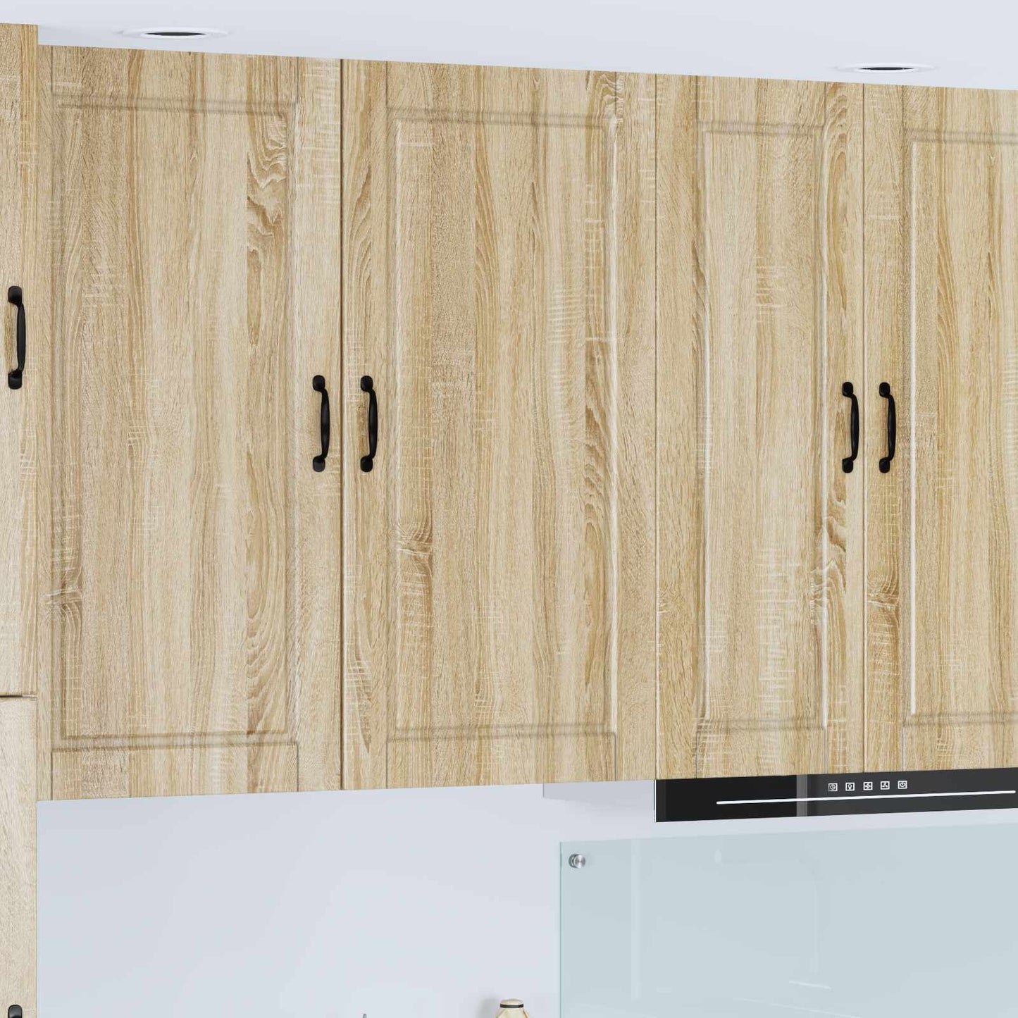 vidaXL Wall Cabinet PORTO Sonoma Oak 50 x 31 x 100 cm Engineered Wood