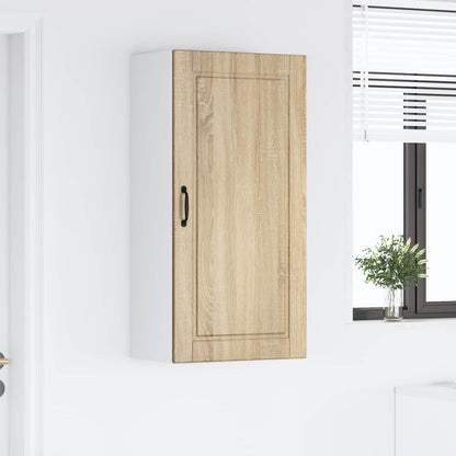 vidaXL Wall Cabinet PORTO Sonoma Oak 50 x 31 x 100 cm Engineered Wood