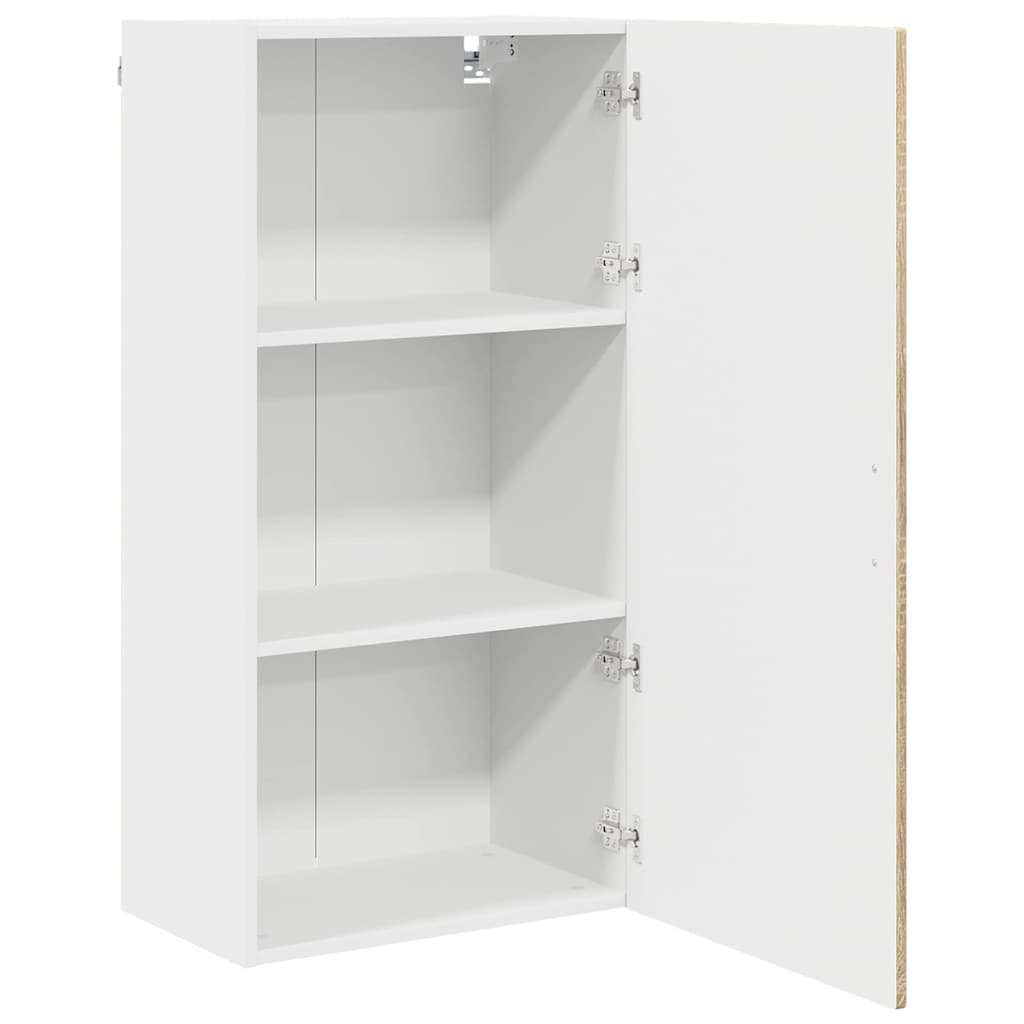 vidaXL Wall Cabinet PORTO Sonoma Oak 50 x 31 x 100 cm Engineered Wood