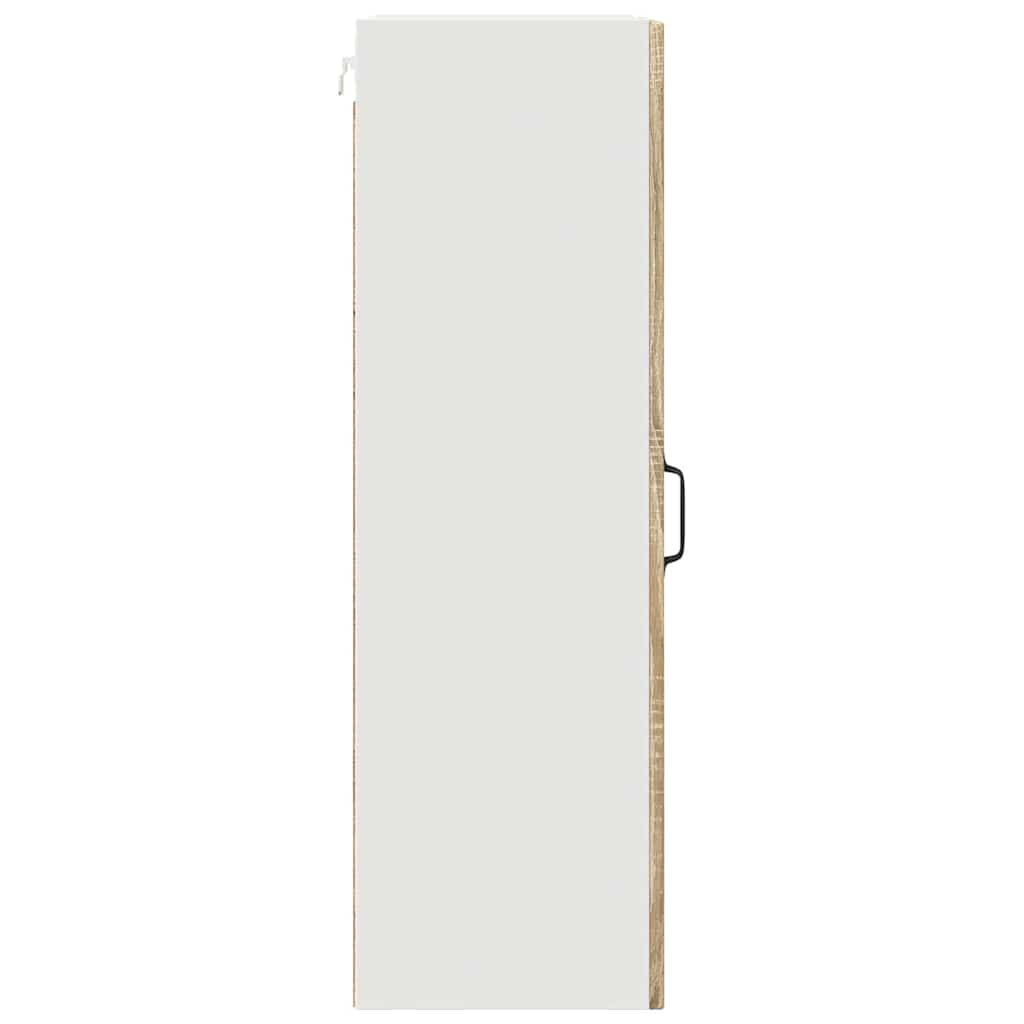 vidaXL Wall Cabinet PORTO Sonoma Oak 50 x 31 x 100 cm Engineered Wood