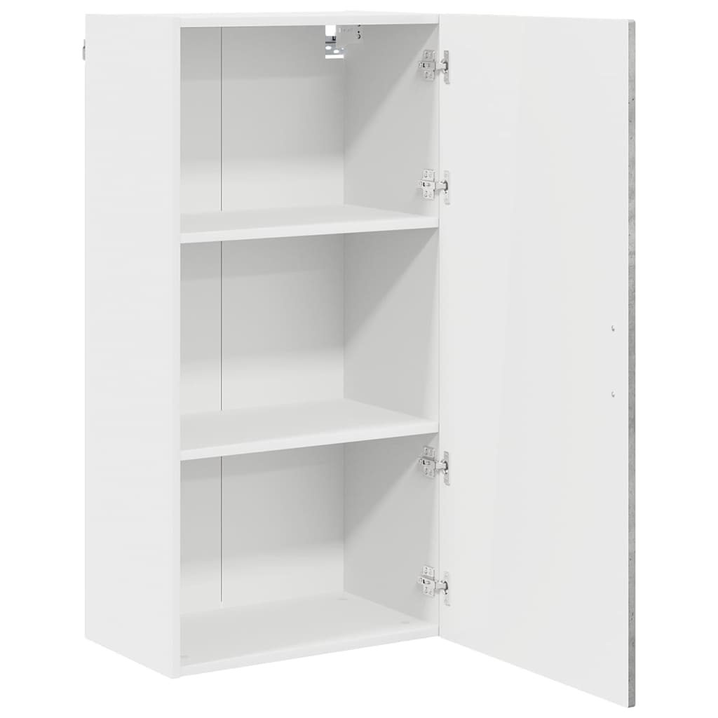 vidaXL Wall Cabinet PORTO Concrete Grey 50 x 31 x 100 cm