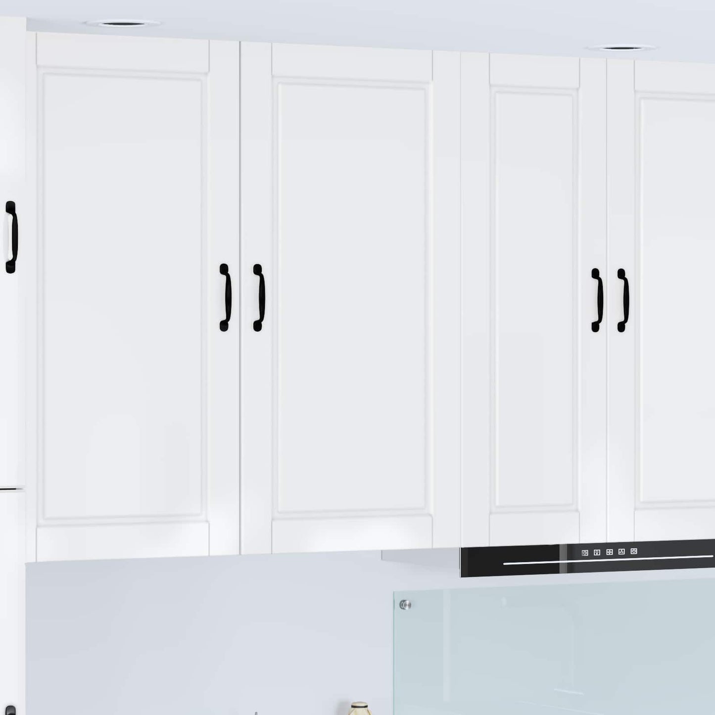vidaXL Wall Cabinet PORTO High Gloss White 50 x 31 x 100 cm
