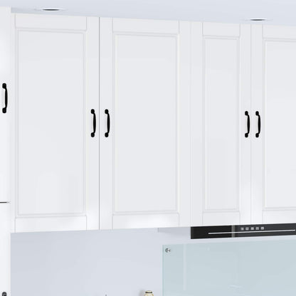 vidaXL Wall Cabinet PORTO High Gloss White 50 x 31 x 100 cm
