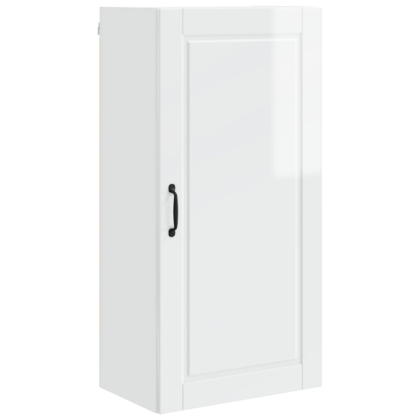vidaXL Wall Cabinet PORTO High Gloss White 50 x 31 x 100 cm