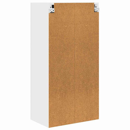 vidaXL Wall Cabinet PORTO High Gloss White 50 x 31 x 100 cm