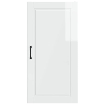 vidaXL Wall Cabinet PORTO High Gloss White 50 x 31 x 100 cm