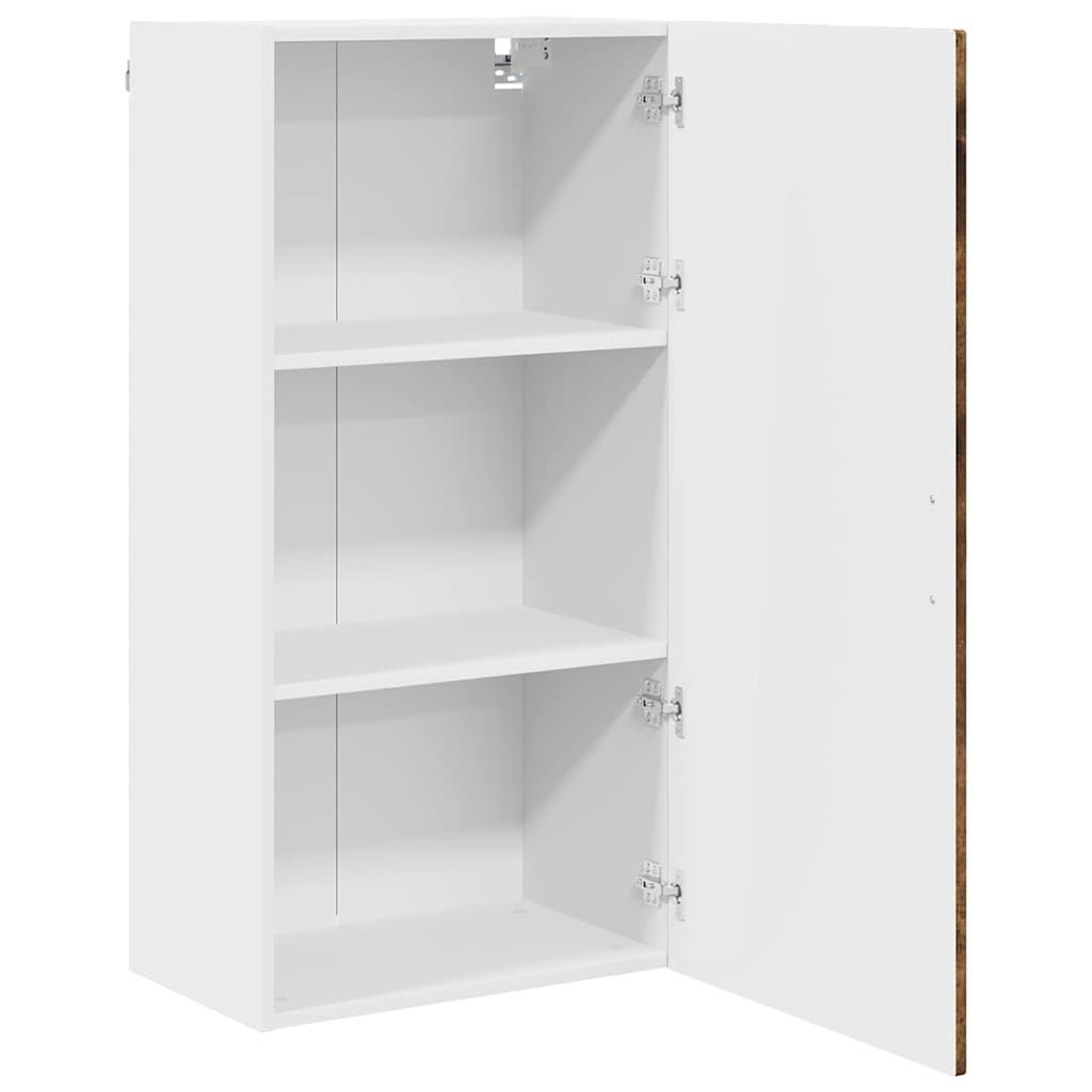 vidaXL Wall Cabinet PORTO Smoked Oak 50 x 31 x 100 cm Engineered Wood