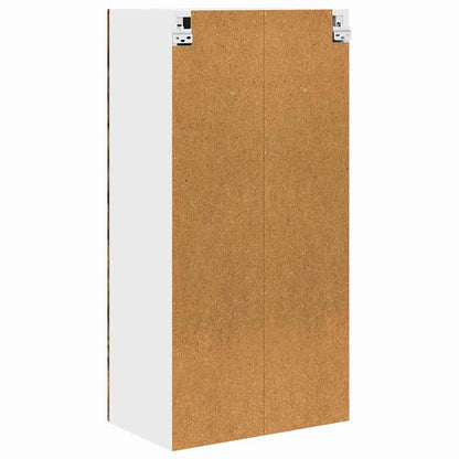 vidaXL Wall Cabinet PORTO Smoked Oak 50 x 31 x 100 cm Engineered Wood
