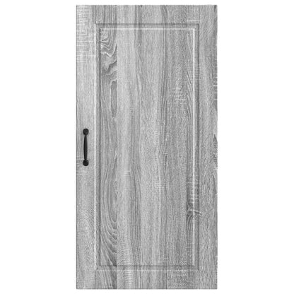 vidaXL Wall Cabinet PORTO Grey Sonoma 50 x 31 x 100 cm Engineered Wood