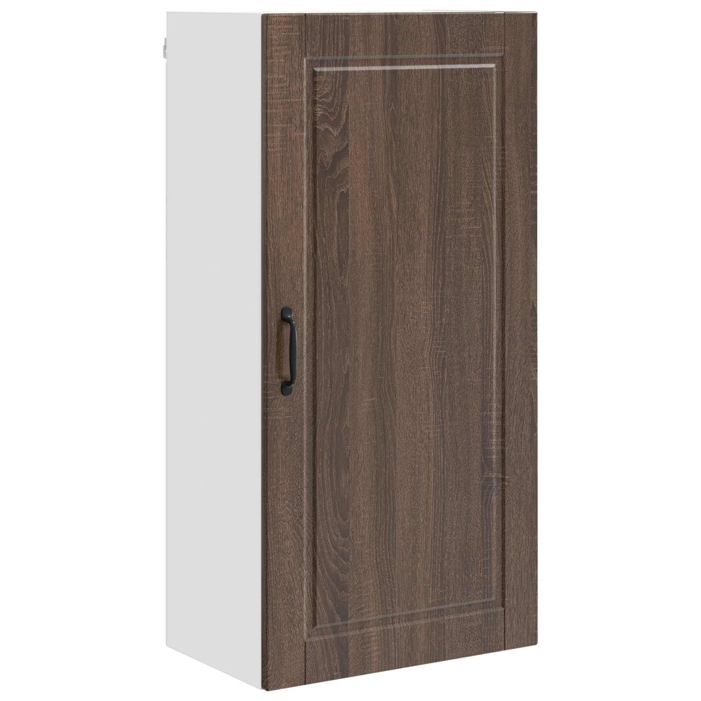 vidaXL Wall Cabinet PORTO Brown Oak 50 x 31 x 100 cm Engineered Wood