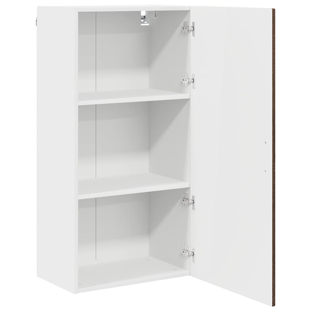 vidaXL Wall Cabinet PORTO Brown Oak 50 x 31 x 100 cm Engineered Wood