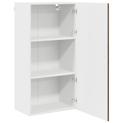 vidaXL Wall Cabinet PORTO Brown Oak 50 x 31 x 100 cm Engineered Wood