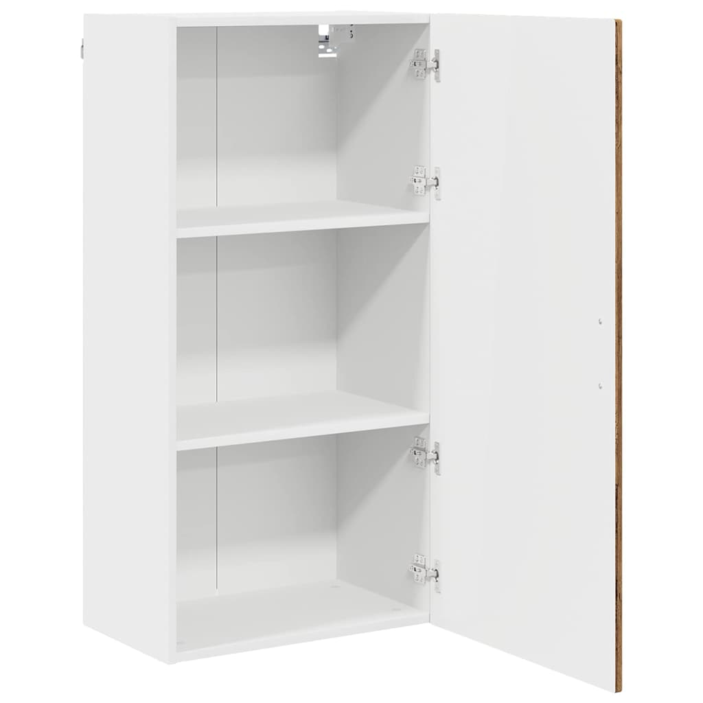 vidaXL Wall Cabinet PORTO Old Wood 50 x 31 x 100 cm Engineered Wood