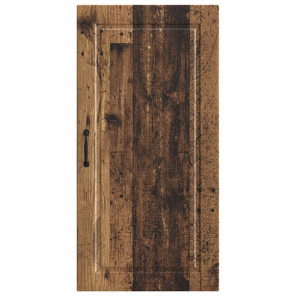 vidaXL Wall Cabinet PORTO Old Wood 50 x 31 x 100 cm Engineered Wood