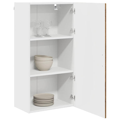 vidaXL Wall Cabinet PORTO Old Wood 50 x 31 x 100 cm Engineered Wood