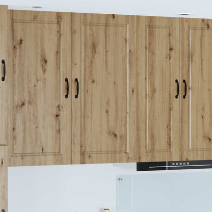 vidaXL Wall Cabinet PORTO Artisan Oak 50 x 31 x 100 cm Engineered Wood