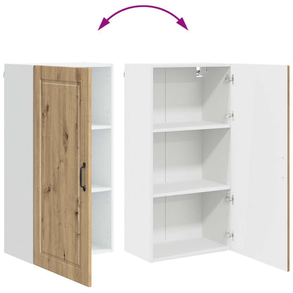 vidaXL Wall Cabinet PORTO Artisan Oak 50 x 31 x 100 cm Engineered Wood