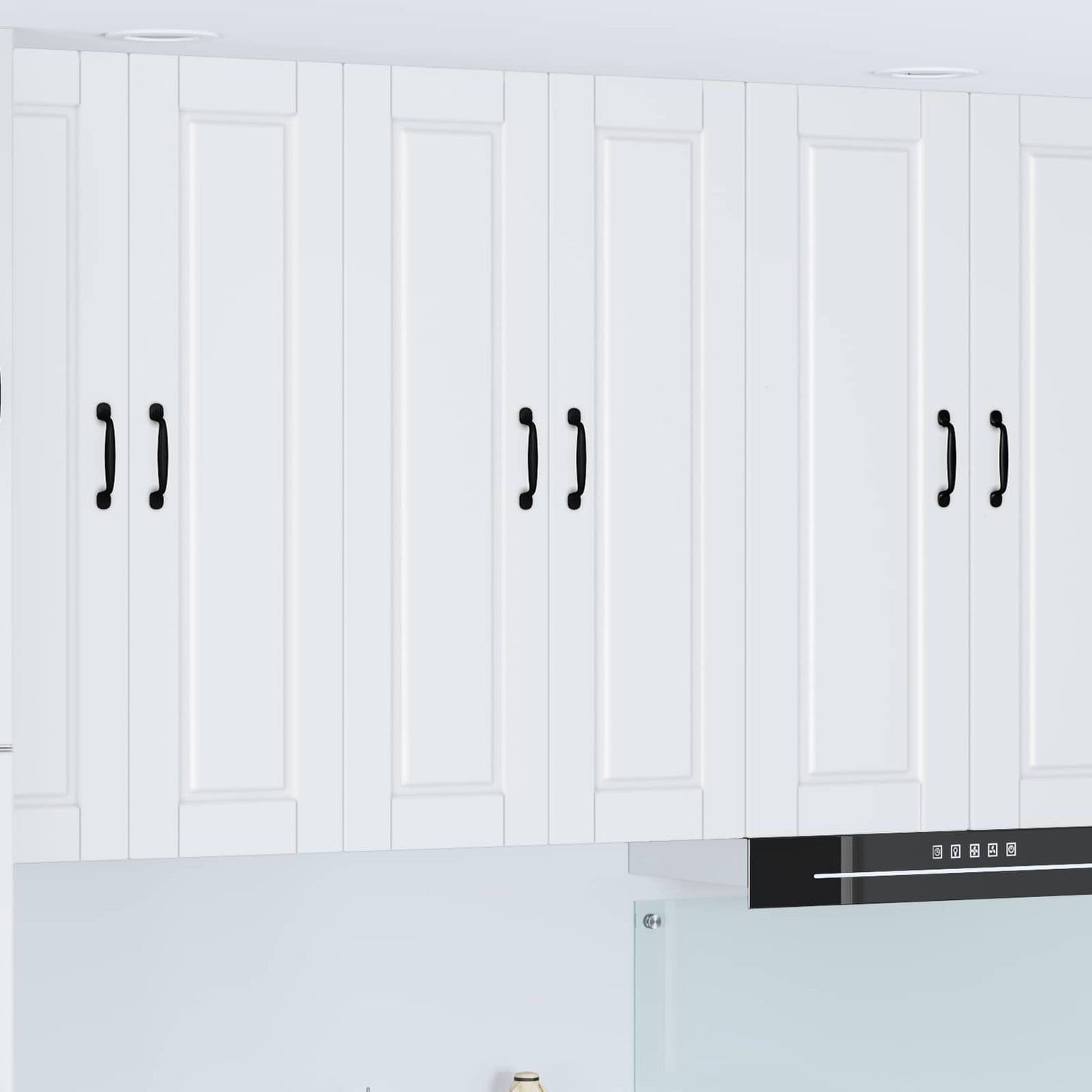 vidaXL Wall Cabinet PORTO White 60 x 31 x 100 cm Engineered Wood
