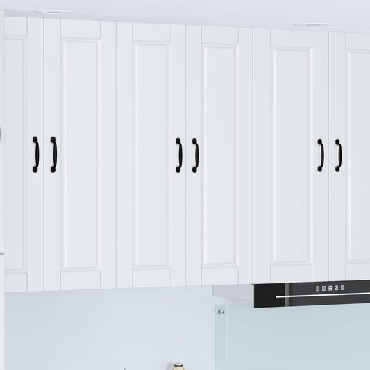 vidaXL Wall Cabinet PORTO White 60 x 31 x 100 cm Engineered Wood