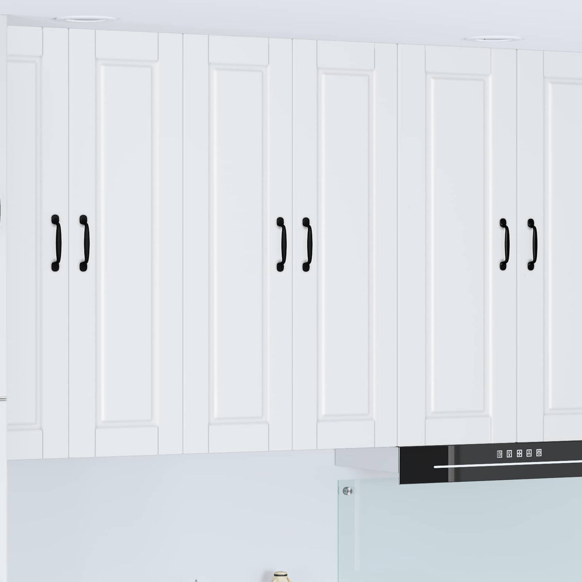 vidaXL Wall Cabinet PORTO White 60 x 31 x 100 cm Engineered Wood