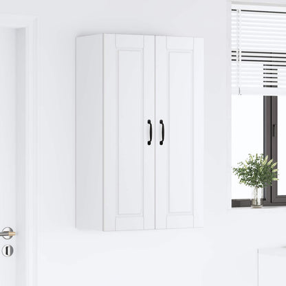 vidaXL Wall Cabinet PORTO White 60 x 31 x 100 cm Engineered Wood