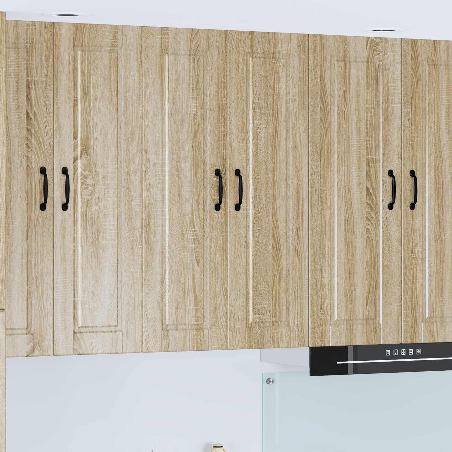 vidaXL Wall Cabinet PORTO Sonoma Oak 60 x 31 x 100 cm Engineered Wood