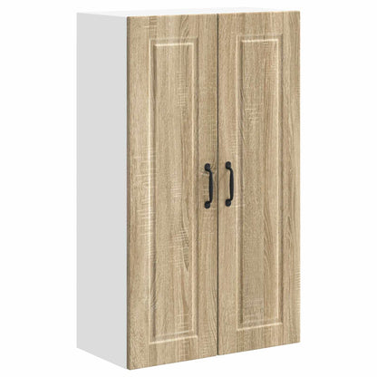 vidaXL Wall Cabinet PORTO Sonoma Oak 60 x 31 x 100 cm Engineered Wood