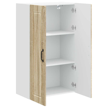 vidaXL Wall Cabinet PORTO Sonoma Oak 60 x 31 x 100 cm Engineered Wood
