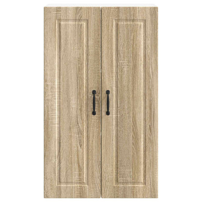 vidaXL Wall Cabinet PORTO Sonoma Oak 60 x 31 x 100 cm Engineered Wood