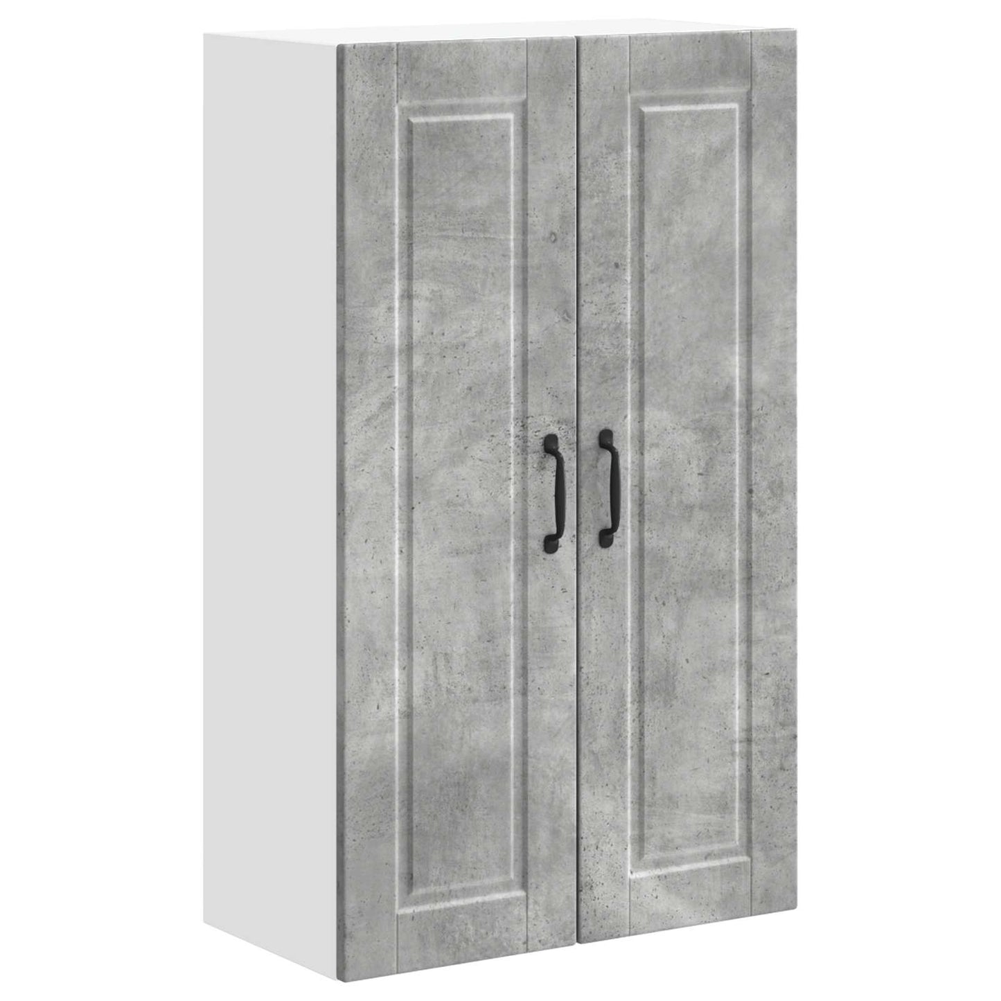 vidaXL Wall Cabinet PORTO Concrete Grey 60 x 31 x 100 cm
